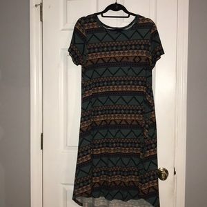 Lularoe Aztec design Carlie legging material